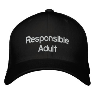 Boné Bordado Chapéu Adulto Responsável