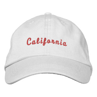 Boné Bordado Chapéu Ajustável Personalizado Califórnia