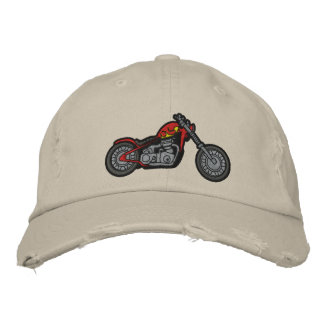 Boné Bordado Chapéu bordado de motociclo personalizado