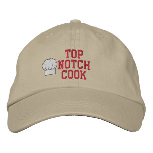 Boné Bordado Chapéu bordado do Cook de Entalhe Superior