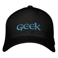 Chapéu bordado do geek