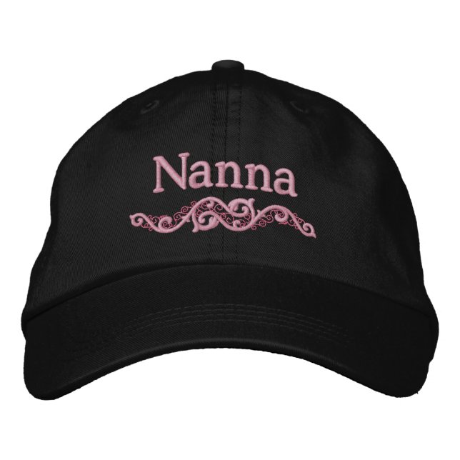Boné Bordado Chapéu de Bordado Personalizado Nanna (Frente)