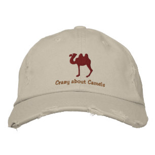 Boné Bordado Chapéu de Camelo Bactriano bordado personalizável