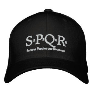 Boné Bordado Chapéu de SPQR