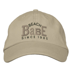 Boné Bordado Chapéu do Bordado de Bebê de Praia