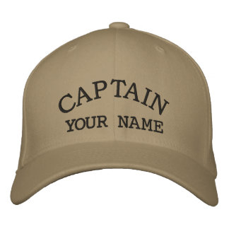 Boné Bordado Chapéus Bordados Personalizados para Capitão
