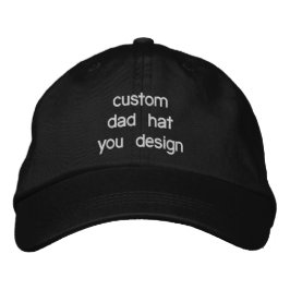 Boné Bordado Chapéus de Pai Ajustáveis Personalizados Você Proj