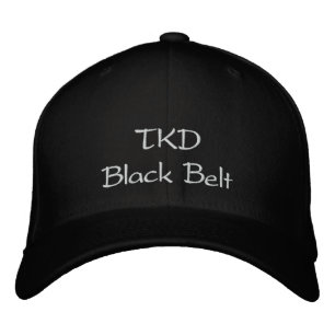 Boné Bordado Cinta Preta TKD