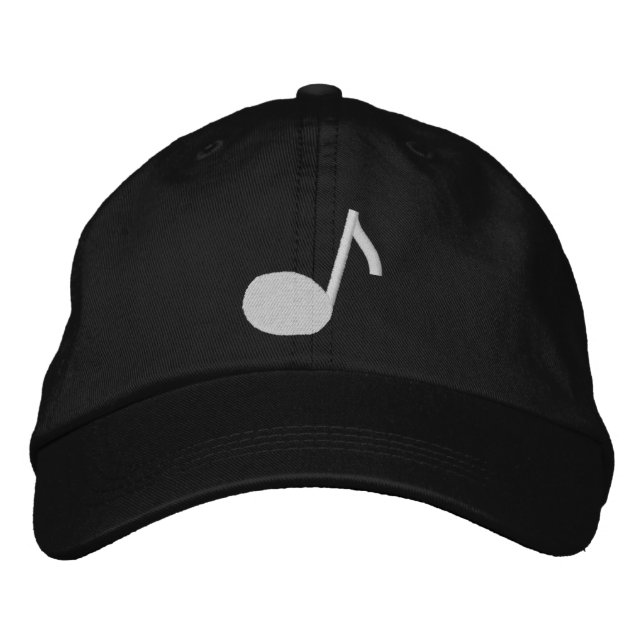 Boné Bordado com Nota Musical (Frente)