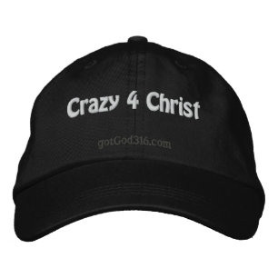 Boné Bordado Cristo Crazy 4 gotGod316.com