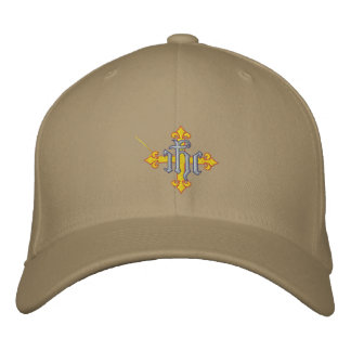 Boné Bordado Cross e Jesus