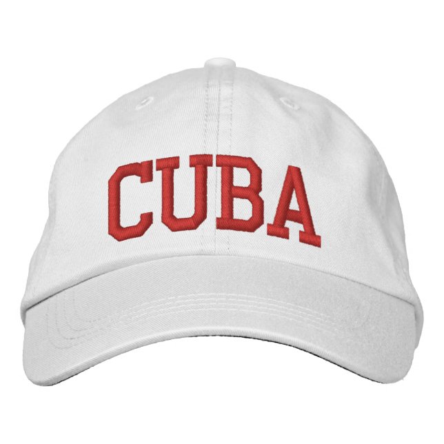 Boné Bordado Cuba (Frente)