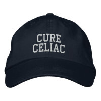"Cure Celiac" - Chapéu bordado