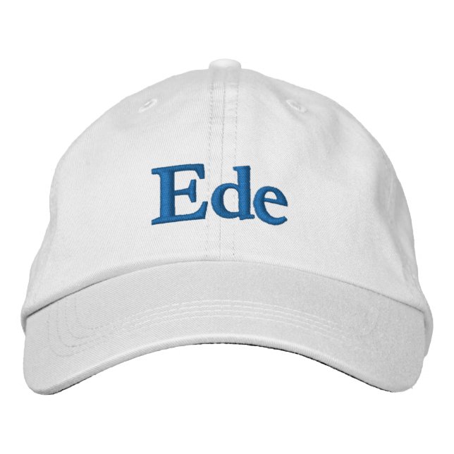 Boné bordado de beisebol Ede (Frente)