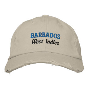 Boné bordado de beisebol em Barbados