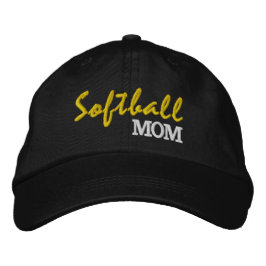 Boné Bordado de Mãe de Softbol, Tema Esportivo