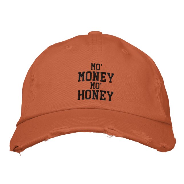 BONÉ bordado de MOM' MONEY MO' HONEY (Frente)
