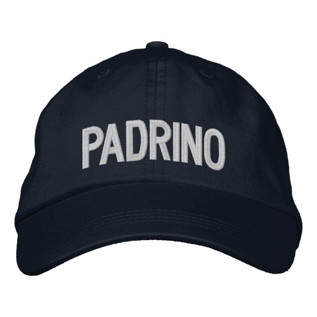 Boné bordado de Padrino (padrinho) (Frente)