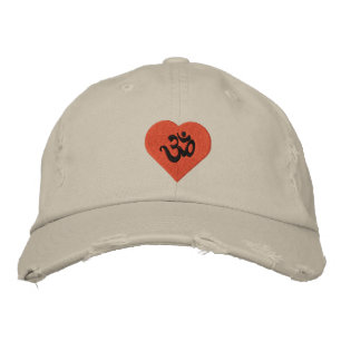 Boné Bordado de Yoga Om Love (Heart)