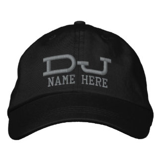 Boné Bordado DJ personalizado