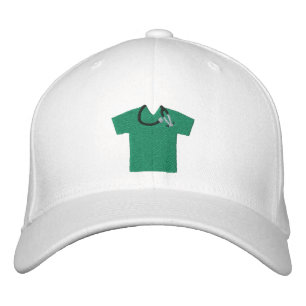 Boné bordado do estetoscópio de diafragmas