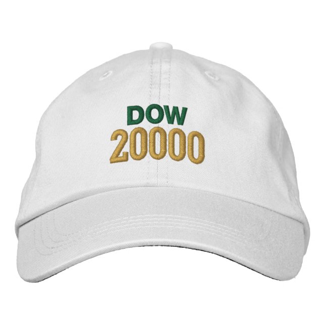 Boné Bordado Dow Jones 20000 Hat (Frente)