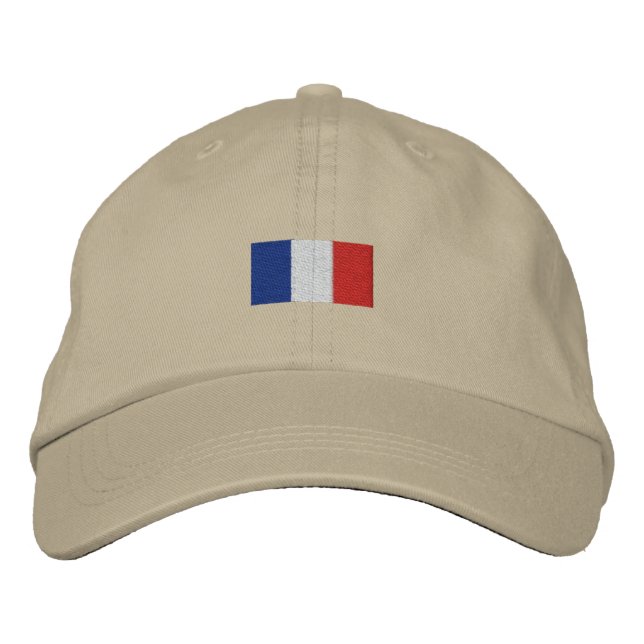 Boné Bordado Drapeau de la France chapeau - Allez Les Bleus! (Frente)
