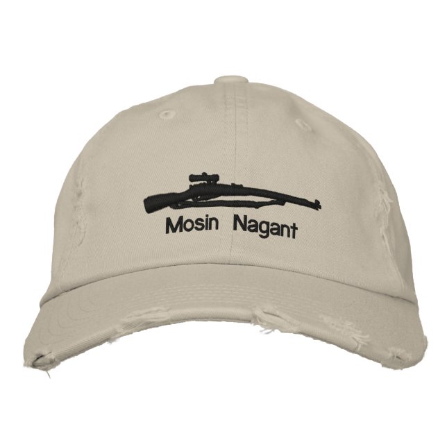 Boné Bordado Emb. Mosin Nagant Ajustável Hat W/Star soviética (Frente)