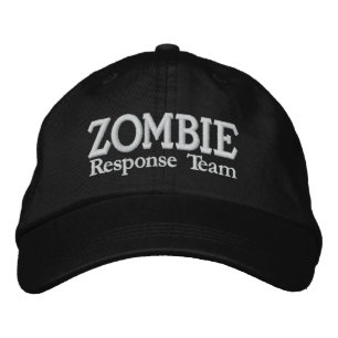 Boné Bordado Equipe da resposta da manifestação do zombi