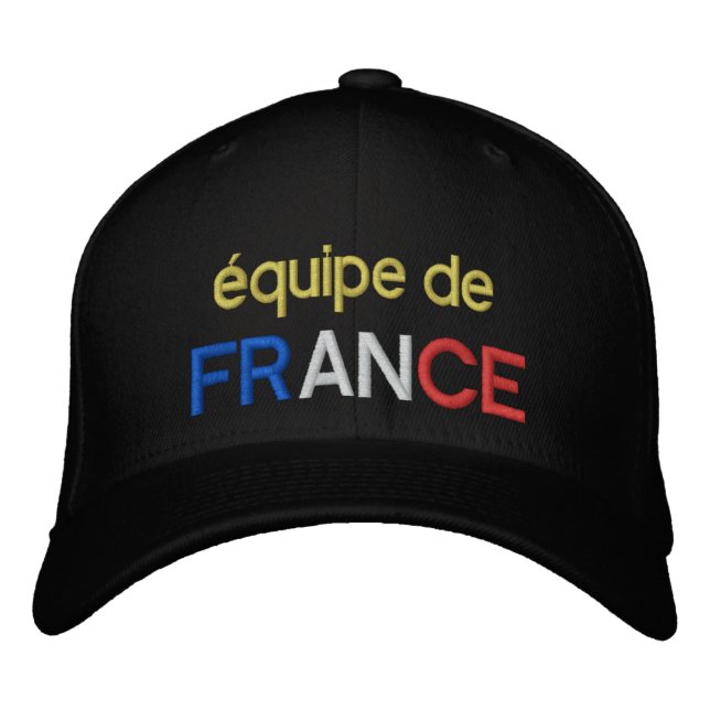 Boné Bordado equipe de FRANÇA - FLEXFIT (Frente)