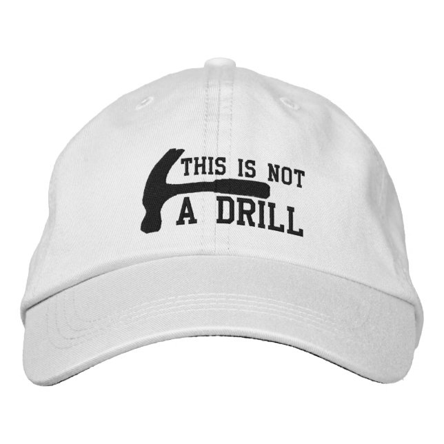 Boné Bordado Este Não É Um Drill (Frente)