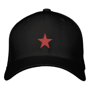 Boné Bordado Estrela Vermelha