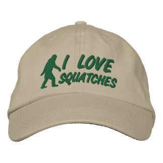 Boné Bordado Eu adoro Squatches
