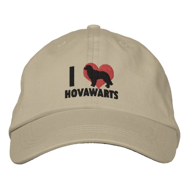 Boné Bordado Eu Amo Hovawarts Bordado Hat (Frente)
