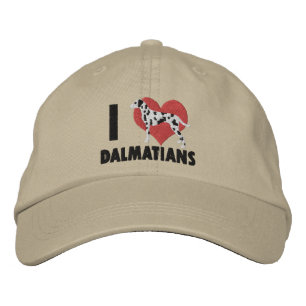 Boné Bordado Eu Amo Os Dalmatianos Emborarem O Chapéu