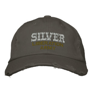 Boné Bordado Exército de Libertação SILVER,