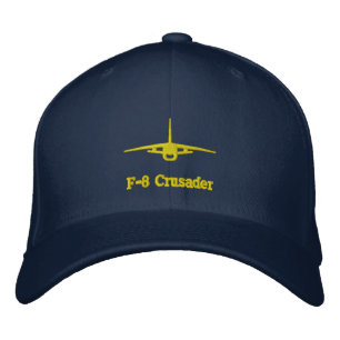 Boné Bordado F-8 Crusader Golf Hat W/Call Sign on Back