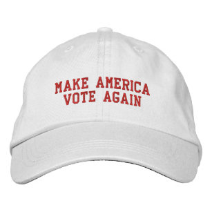 Boné Bordado Faça América votar outra vez
