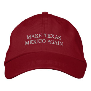 Boné Bordado "Faça chapéu de Texas México outra vez"
