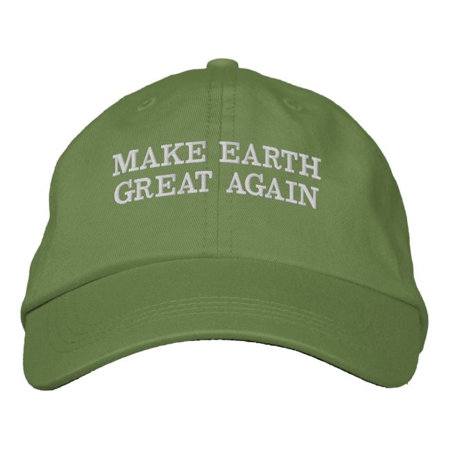 BONÉ BORDADO FAÇA O EXCELENTE DA TERRA OUTRA VEZ - MEGA (Frente)