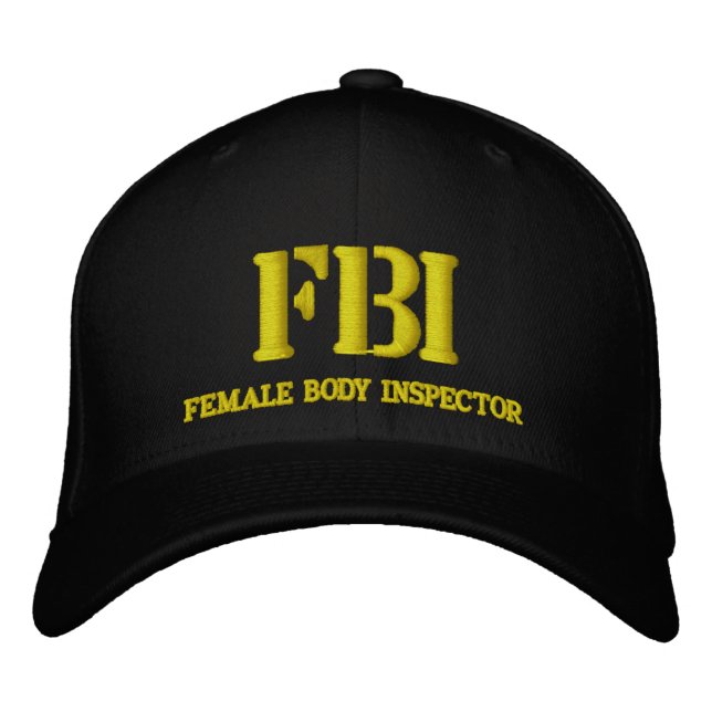 BONÉ BORDADO FBI (Frente)