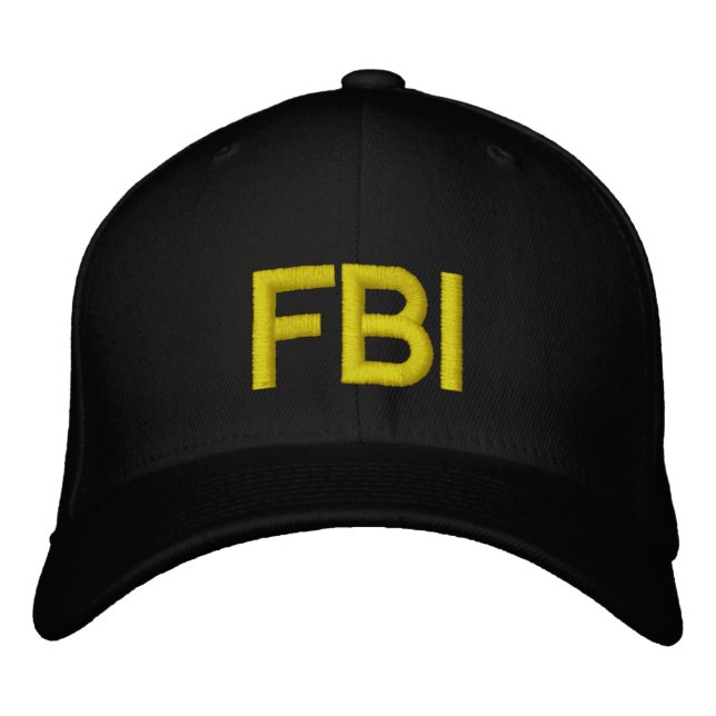 BONÉ BORDADO FBI (Frente)
