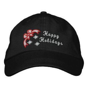 Boné Bordado Feliz Natal Feriado bordou chapéu feminino