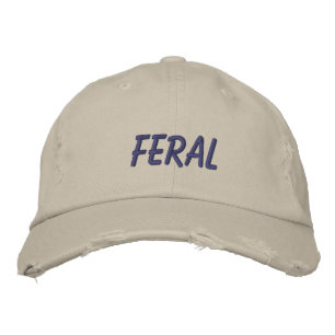 boné bordado "Feral"
