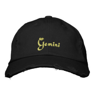 Boné bordado Gemini Zodiac / Chapéu