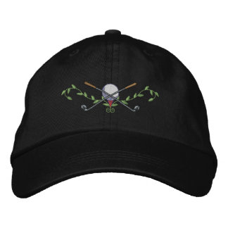 Boné Bordado Golf Crest