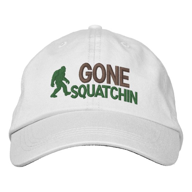 Boné Bordado Gone Squatchin (Frente)