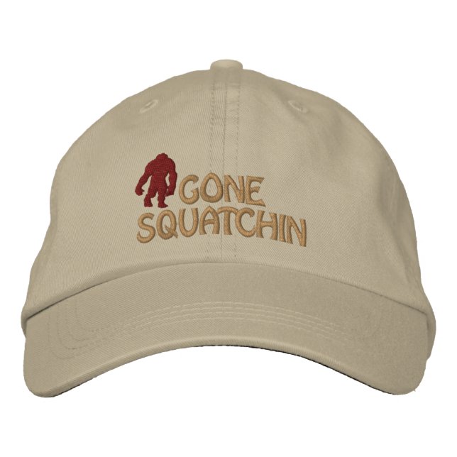 Boné Bordado Gone Squatchin (Frente)