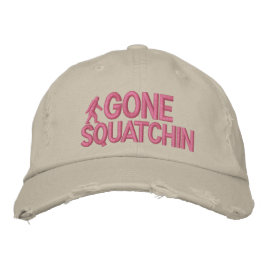 Boné Bordado Gone Squatchin
