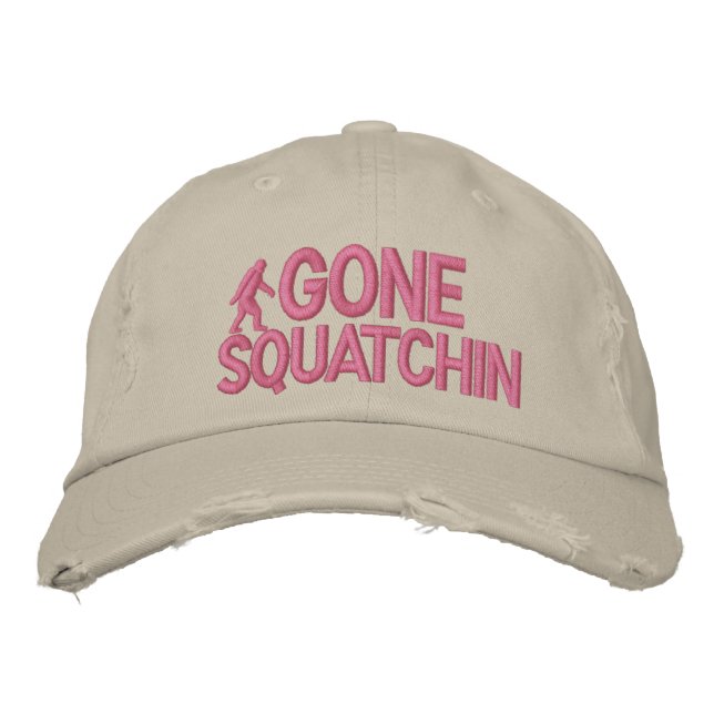 Boné Bordado Gone Squatchin (Frente)
